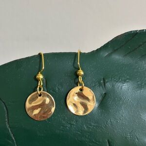 Elegant Gold Dangle Earrings